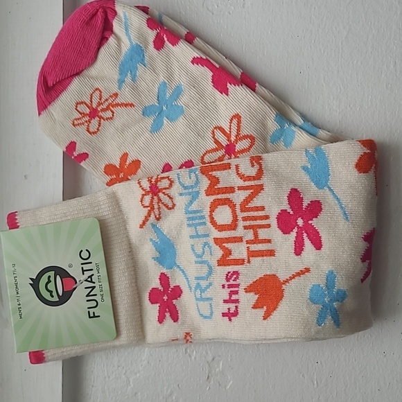 Funatic 'Mom' Socks with Colorful Design - Picture 3 of 5